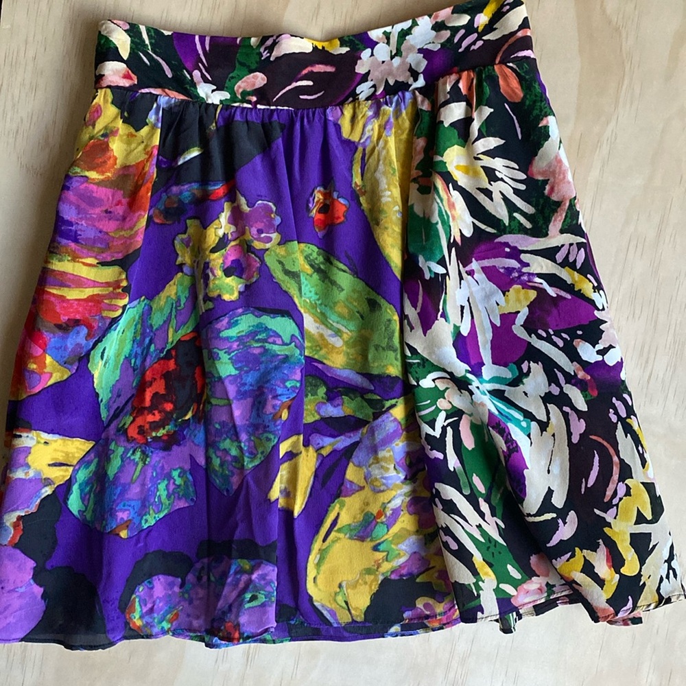 Maeve Mini Silk Skirt